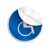 Small traffic sign sticker, mini traffic signs, diameter 10 cm,