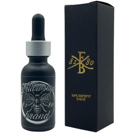 Fellowship Brand Beard Oil For Men - Organic Beard Growth Oil Made In USA, Premium Beard Conditioner And Softener With Jojoba Oil - 1 Pack, 1 Fl Oz, Spearmint Sage