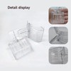 NIIIYTYB Bee Clip 2 Pcs Plastic Bee Queen Clips Transparent