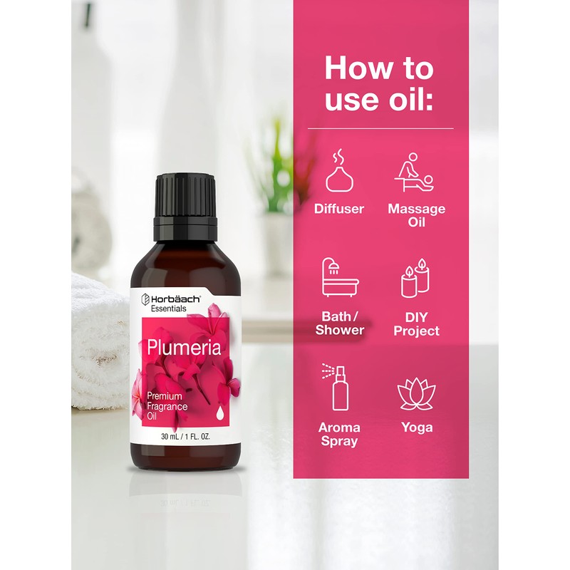 Horbäach Plumeria Fragrance Oil | 1 fl oz (30ml) |