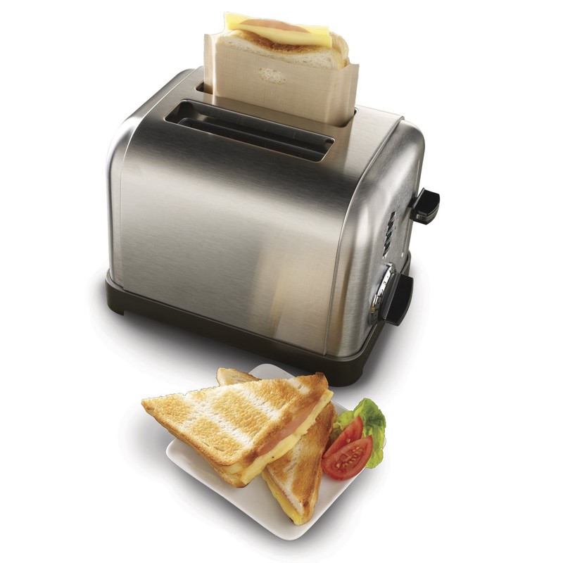 Boska Holland Reusable Non-stick Toastabags, Set of 3 Toaster Bags,