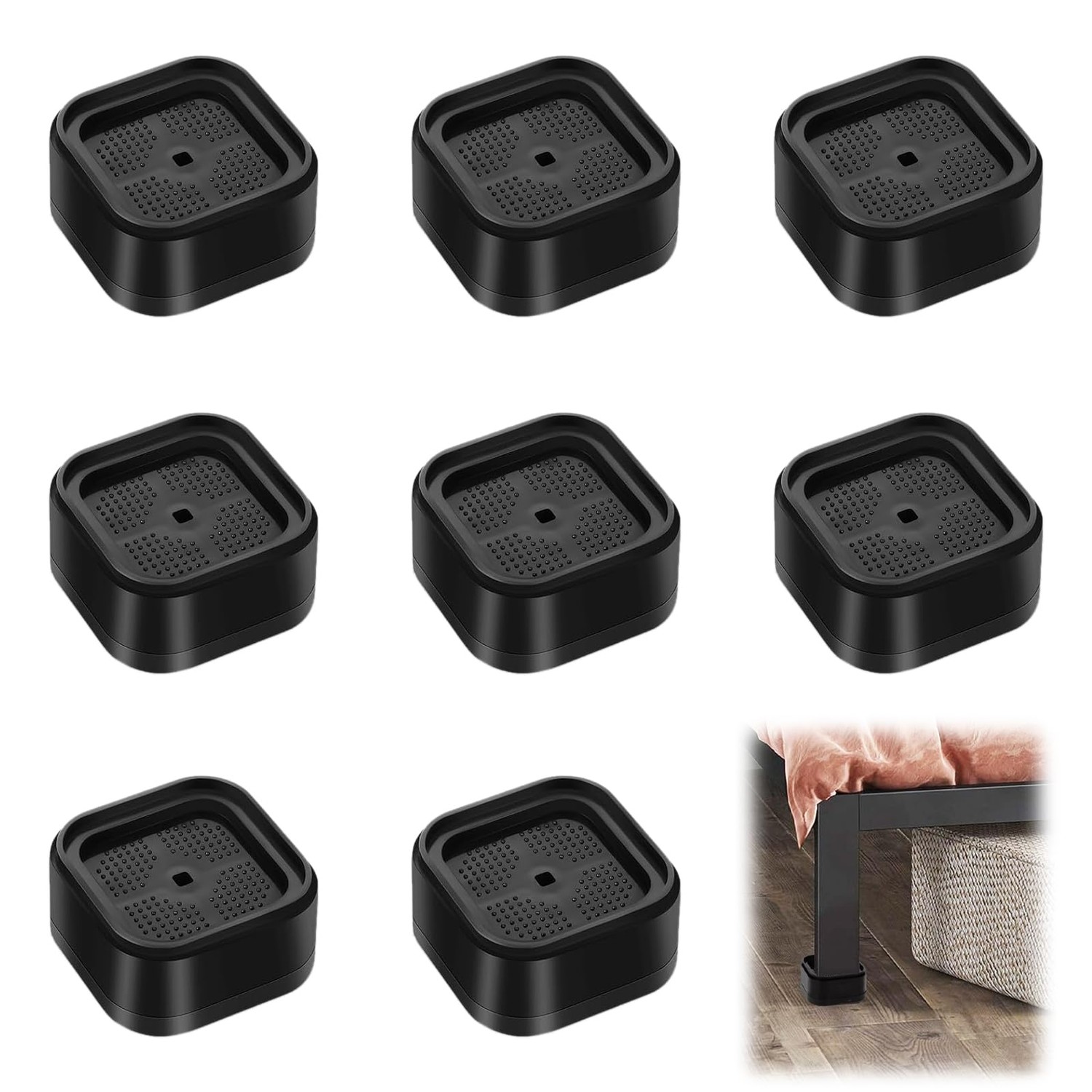 YSFVNP 8Pcs Chair Raisers, Furniture Risers Furniture Risers, Chair ...