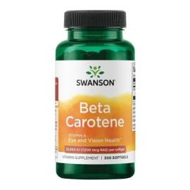 Swanson 2 Pack Betacaroteno (vitamina A) 25,00ui 300sgel Sfn Sin Sabor