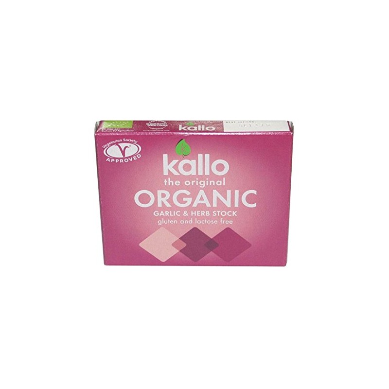 Kallo | Garlic & Herb Stock Cubes | 6 x