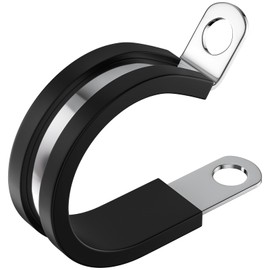 20 PCS 1-3/4 Inch Cable Clamps, 304 Stainless Steel Cable Clamps, Insulated Clamp, Hose Clamp, Pipe Clamp, Durable Clamp, and Wire Clamp by RTHIEAI