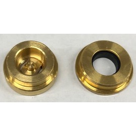 KUWAHARA Bicycle Hirame Pump Head Adapter 16U American Unit Gold