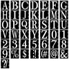 4 Inch Letter Stencils Numbers Symbol Craft Stencils for Painting