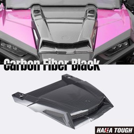 HAKA TOUGHT Hood Scoops for Polaris RZR XP 1000 2014-2018, Relacement for OEM# 2881467, Hood with Scoop for 2013-2020 Polaris RZR 900 Accessories, Carbon Fiber Black