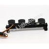 RC LED Light bar Blue rect with Flashing Modes. Aluminum