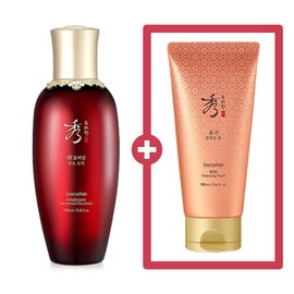 beautiful Sooryehan Hyobidam Fermented Emulsion 150ml + Gift Sooryehan Bon Cleansing Foam 100ml, 1 Count, 150g / 수려한 효비담 발효 유액 150ml+Gift 수려한 본 클렌징폼 100ml, 1개, 150g