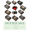 Dice Box - BLACK - 6x4x3 Also holds jewelry and