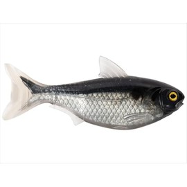 6.5” Shad Unrigged-blk/Silver