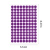 Ouzoustate 2340 PCS Purple Circle Dot Stickers 1/2" Round Stickers