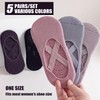 5 Pairs Pilates Grip Socks Non-Slip Yoga Socks for Women
