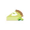 CafePress Key Lime Pie Sticker Rectangle Bumper Sticker Car Decal