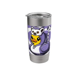 Lemur Rubber Duck Stainless Steel Insulated Tumbler