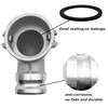 SAFBY Aluminum Type DA Camlock Fitting, 90° Elbow, 3" Female