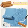 4 Pcs 9 Inch Textured Paint Roller Covers Mud Rollers