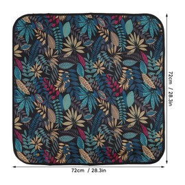 Plant Repotting Mat Oxford Fabric Succulent Transplanting Mat Waterproof Foldable Plant Repotting Mat for Balcony