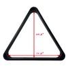 OKKO Billiard Pool Table Heavy-Duty Deluxe Plastic 8 Ball Triangle