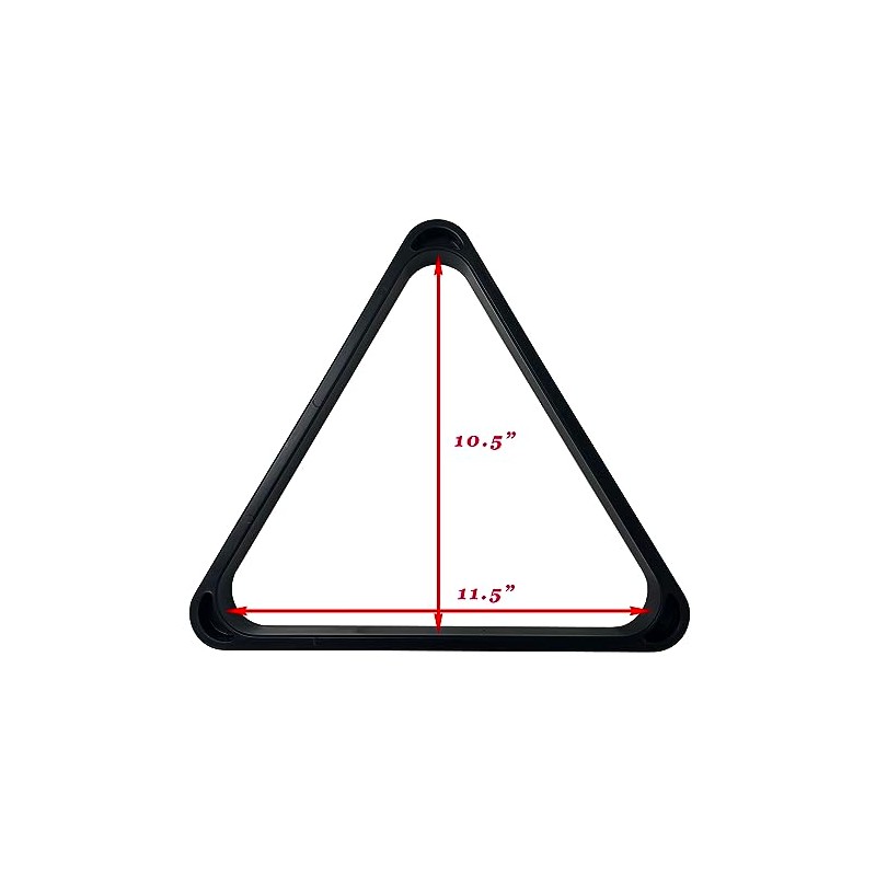 OKKO Billiard Pool Table Heavy-Duty Deluxe Plastic 8 Ball Triangle
