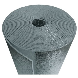 R8 HVAC Duct Wrap Reflective Insulation 2-Sided Foam Core 4FT X 25FT (Seconds)