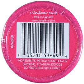 Vaseline Lip Therapy Rosy Lips Tin 3-Pack – Tinted Lip Balm for Soft, Smooth, Glossy Lips, 0.6 Oz Ea