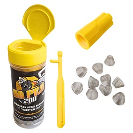 Carpenter Bee Traps for Outside – BB PRO® (200 Count) Trap & Repellent Kit for Wood, No Spray, Multi-Action Hole Filler Plugs, Prevent Carpenter Bees, Wasp & Termite Damage – USA Deterrent Traps