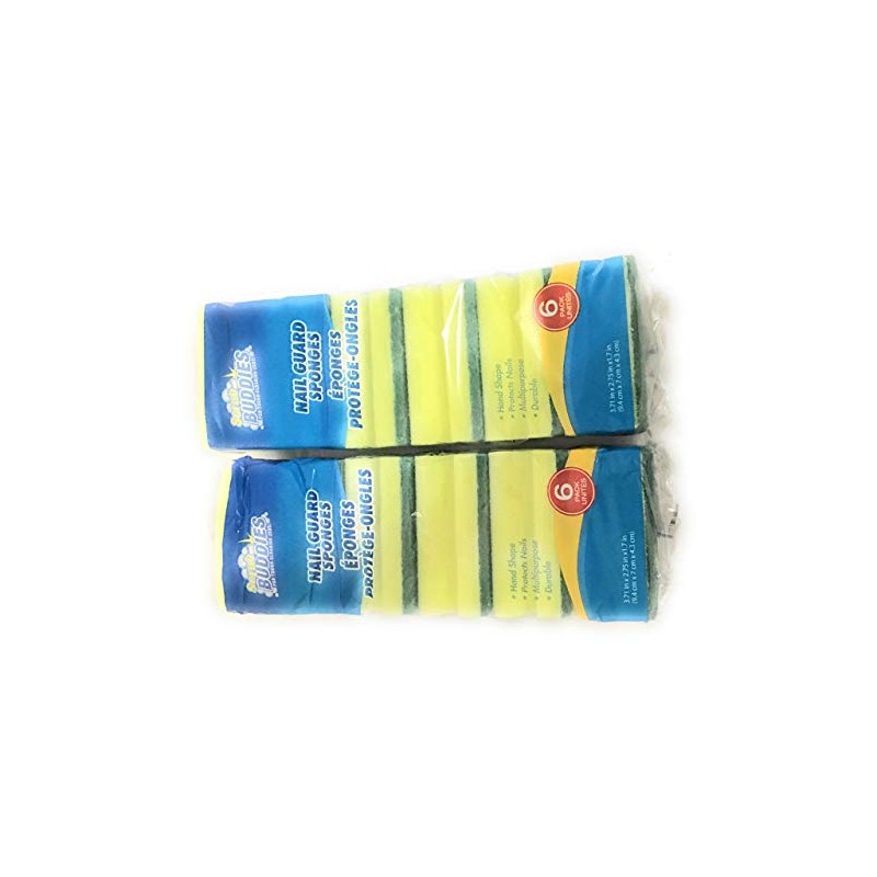 Scrub Sponge Pack Durable and Multipurpose Cleaning Sponges Great for