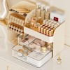 KQJS Makeup Organizer with Drawers,Large Capacity Countertop Organizer for Vanity,Bathroom