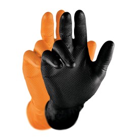 Grippaz Protective Gloves Nitrile Extra Large Black – Pack of 50