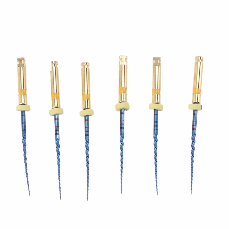6pcs F1 Endodontic Canal Files Stretchy Metal Portable Rustproof Endodontic