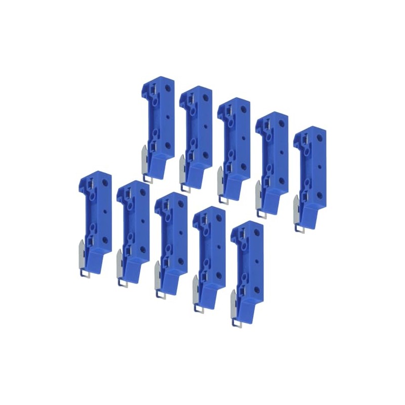 WITTKOWARE Pack of 10 Mounting Brackets for 35 mm DIN
