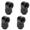 NEYORIKA Water Cooling Compression Fittings, G1/4" Tube Connector 90° Rotation