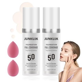 Bases Maquillaje Que Cambian Color Fps Kit Líquido Hidratante Esponjas Corrector Cobertura Completa Graso Larga Duración Control Grasa