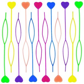 TIHOOD 16PCS Quick Beader for Bead Loading and Hair Styling Kit - Plastic Magic Topsy Tail Hair Braid Ponytail Maker (Random Color)