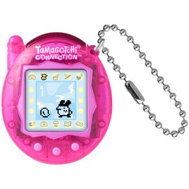 TAMAGOTCHI Bandai Connection Digital Translucent Pink Shell Virtual Pet Electronic Toy With Infra-Red Connection For Shared Fun | Kids Toys For Girls And Boys Are Great Japanese Gifts