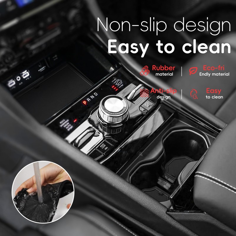 Auovo Center Console Mats Compatible with Grand Cherokee L Accessories
