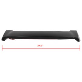 ECCPP Rear Roof Window Spoiler Wing with 3rd Brake Light ABS fit for 2002-2006 for Honda CR-V Roof Spoiler Matte Black Rear Roof Spoiler