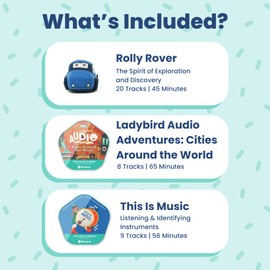 Storypod | Early Learning Bundle | Audio Content for The Storypod Screen Free Audio Learning System for Preschoolers | SEL Audio Learning & Interactive Fun