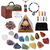 Chakra Healing Stones Set - 7 Raw & 7 Tumbled