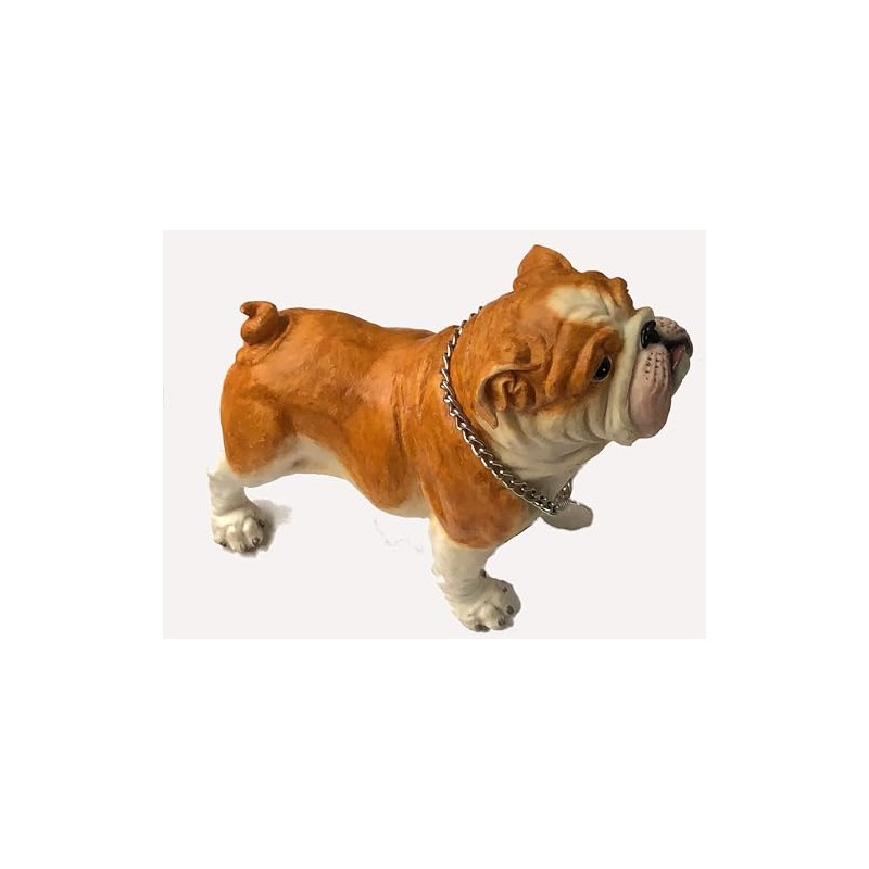 Retired C & F Trading Co. Standing Bulldog Puppy Figurine