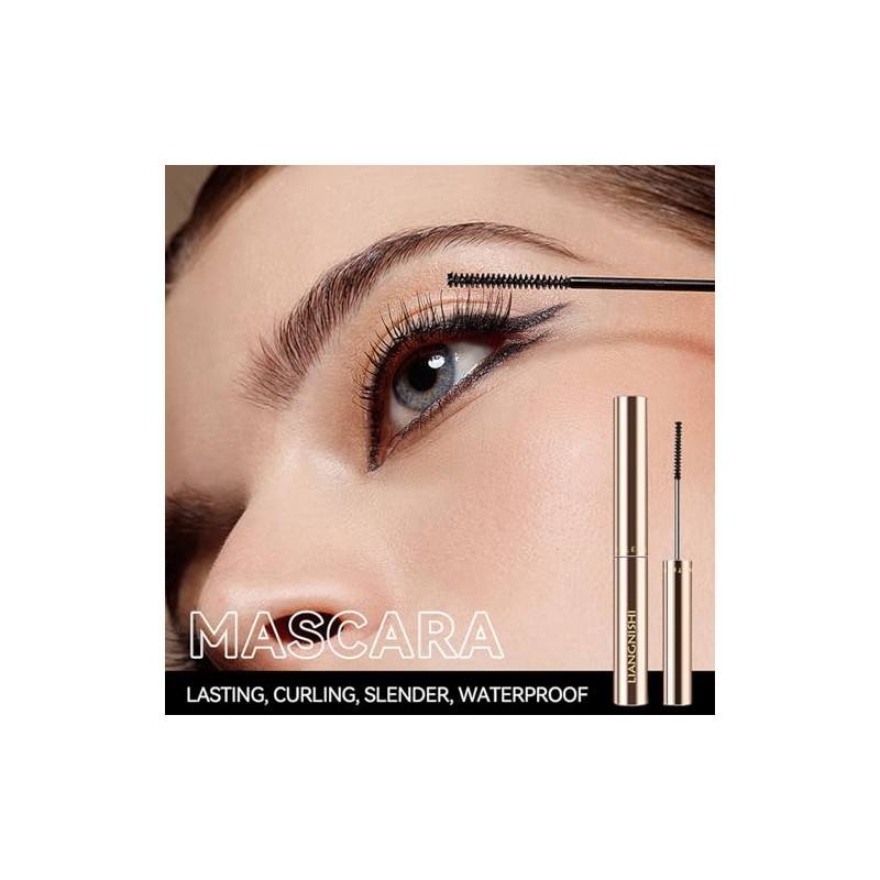 Mascara Ultra-Fine Lengthening Waterproof Quick-Dry, Brown | Ultimate Length &