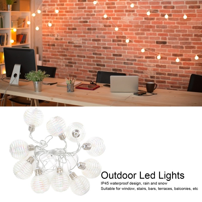 18ft Copper Wire Bulb Light LED USB Or Battery Powered