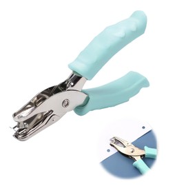 Pavike Hole Punch, 1 Hole, Hole Diameter 0.2 inches (6 mm), Metal Paper Punch, Paper Storage, Convenient Binding, Handheld, Office Tools, Small Round Hole