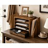 Wooden Desk Organizer with Drawers, Office Paper Mail and Organizer
