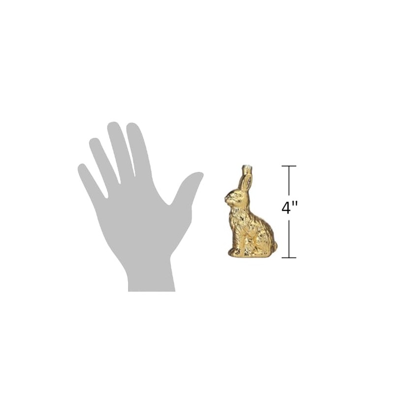 The Bridge Collection Gold Rabbit Ornament - Easter Bunny Hanging