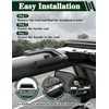 JROAD Bronco Aluminum Grab Handles Roll Bar Non-Slip Grip HandlesCompatible