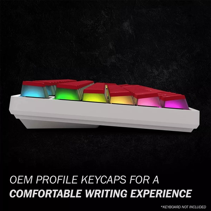 HK Gaming 108 Teclas Keycaps Para Teclado Mecánico Cherry Mx