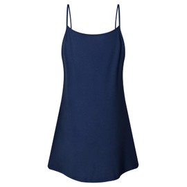 Viracy V Neck Tank Tops for Women, Ladies Strappy Cami Fashion Summer Trendy Classic Slender Airy Pleated Tunic Business Casual Loose Shirts Solid Color Blue XL